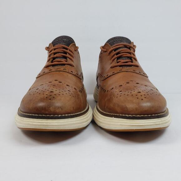 Cole Haan Original Grand 360 Mens Size 10.5 Brown Leather Oxford Wingtip Shoes main image 9